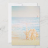 Strand, Seastar, Seashell Save the Date (Rückseite)