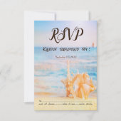 Strand, Seastar, Seashell UAWG Einladung (Vorderseite)