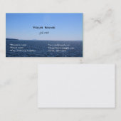 Strand-, See- und Himmelskarte Visitenkarte (Vorne/Hinten)