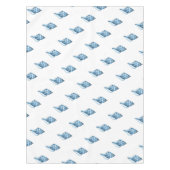 STRAND-Seeozean der blauen Muschel Seeküsten Tischdecke (Vorderseite)