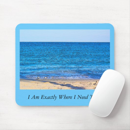 Strand SF, bin ich genau, wo ich sein muss Mousepad (Mit Mouse)