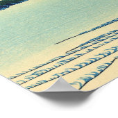 Strand Shichiri in der Provinz Sagami (von Hokusai Poster (Ecke)