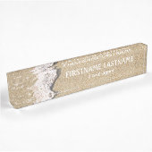 Strand Shore Custom Namplate Namensplakette