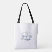 Strand-Skizzen-Tasche Tasche (Rückseite)