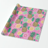 Strand Sommer Muster Geschenkpapier (Ungerollt)