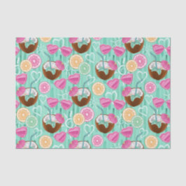 Strand Sommer Muster Seidenpapier