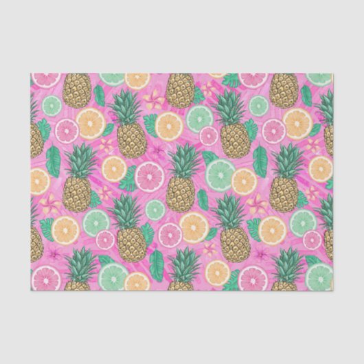 Strand Sommer Muster Seidenpapier (Vorderseite)