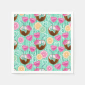 Strand Sommer Muster  Serviette (Vorderseite)