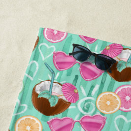 Strand Sommer Muster Strandtuch