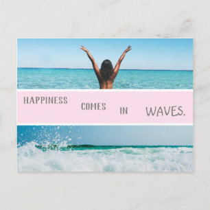 Strand Sommer Wellen tropische Stimmung Postkarte