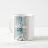 Strand Sommercafe Kaffeetasse (Vorderseite Links)