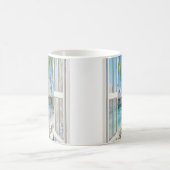 Strand Sommercafe Kaffeetasse (Mittel)