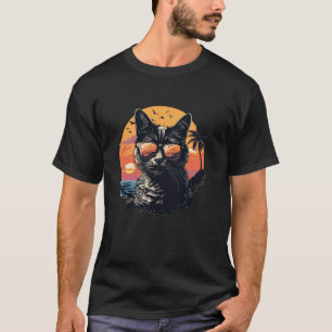 Strand Sommerferien Reflektierende Sonnenbrille Ni T-Shirt