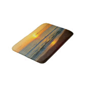 Strand-Sonnenaufgang Badematte (Schrägansicht)