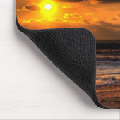Strand-Sonnenaufgang Mousepad (Ecke)
