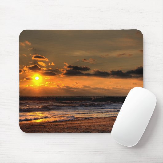 Strand-Sonnenaufgang Mousepad (Mit Mouse)