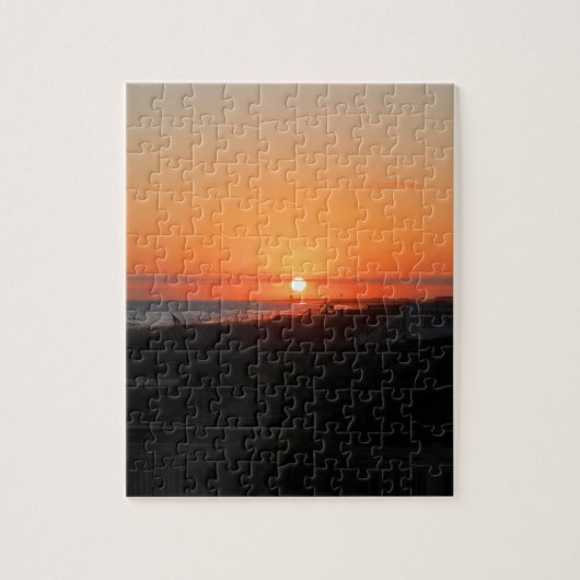 Strand-Sonnenuntergang an Holden Strand NC Puzzle (Vertikal)