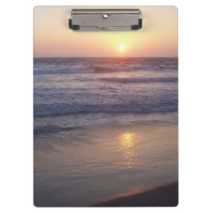 Strand-Sonnenuntergang-Klemmbrett Klemmbrett