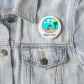 Strand-Spaß! Button (Beispiel)