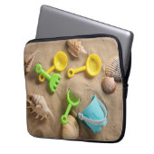 Strand-Spielwaren Laptopschutzhülle (Vorderseite Links)