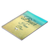 Strand-Sprichwort-Anmerkungs-Buch Notizblock (Linke Seite)