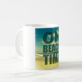 STRAND-SPRICHWORT-FOTO-TASSE KAFFEETASSE (Vorderseite Links)
