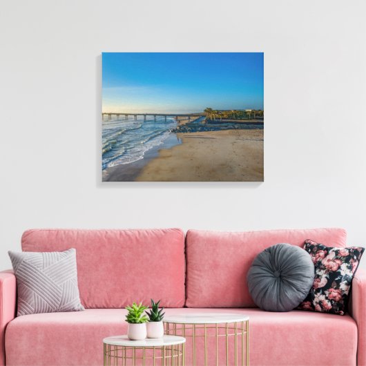 Strand St Augustine Leinwanddruck (Insitu (Wohnzimmer))