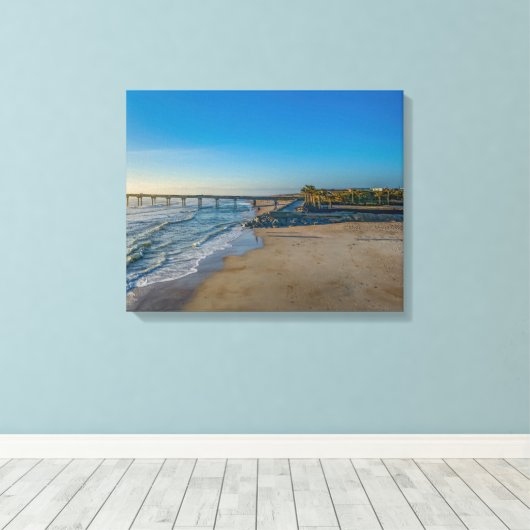 Strand St Augustine Leinwanddruck (Insitu (Holzboden))