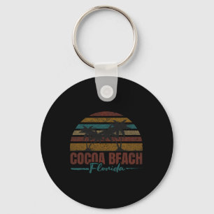 Strand Stadt am Meer Urlaubs-Souvenir Cocoa Beach  Schlüsselanhänger