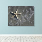 Strand Starfish Canvas Print Leinwanddruck (Insitu (Holzboden))