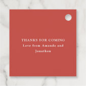 Strand Starfish Geschenkanhänger (Rückseite)