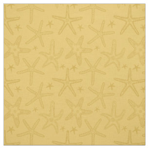 Strand Starfish Sea Stars Sand farbenfrohe Küste Stoff