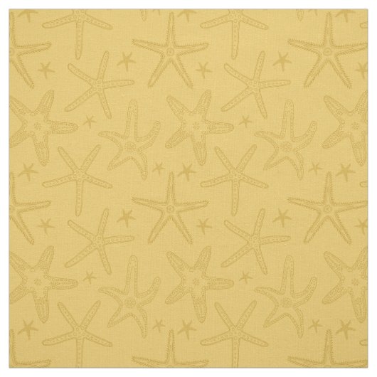 Strand Starfish Sea Stars Sand farbenfrohe Küste Stoff (Muster)