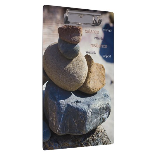 Strand-Steine bei großem Sur - Klemmbrett (Rechts)