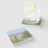 Strand Steinuntersetzer (Seitenansicht)