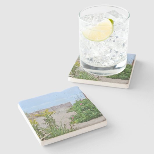 Strand Steinuntersetzer (Seitenansicht)