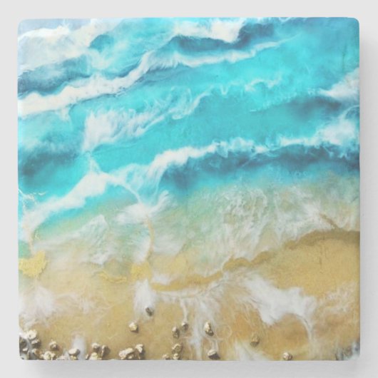 Strand Steinuntersetzer (Vorderseite)