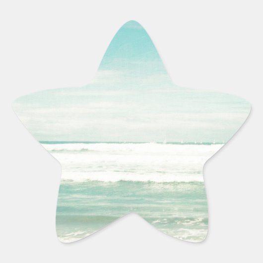 Strand Stern-Aufkleber (Vorderseite)