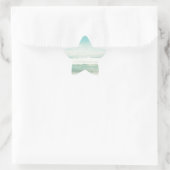 Strand Stern-Aufkleber (Tasche)