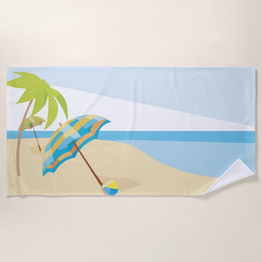 Strand Strandtuch (Vorderseite)