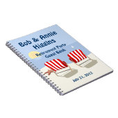 Strand-Stuhl-Ruhestands-Party-Gast-Buch Notizblock (Rechte Seite)