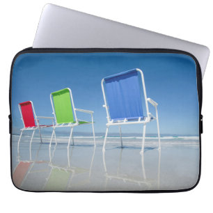 Strand-Stühle in Australien Laptopschutzhülle