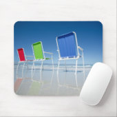 Strand-Stühle in Australien Mousepad (Mit Mouse)