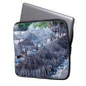 Strand-Stühle und Schutz Laptopschutzhülle (Vorderseite Links)
