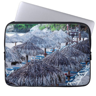 Strand-Stühle und Schutz Laptopschutzhülle