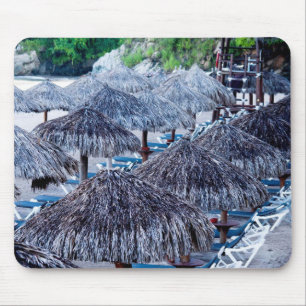 Strand-Stühle und Schutz Mousepad