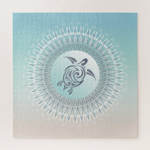 Strand Style Schildkröte und Mandala Puzzle