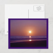 Strand Sun Postkarte (Vorne/Hinten)