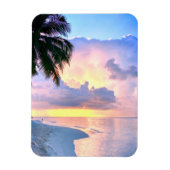 Strand Sunset Meer Sandpalme Maldives Miami Magnet (Vertikal)