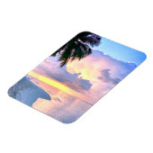 Strand Sunset Meer Sandpalme Maldives Miami Magnet (Linke Seite)